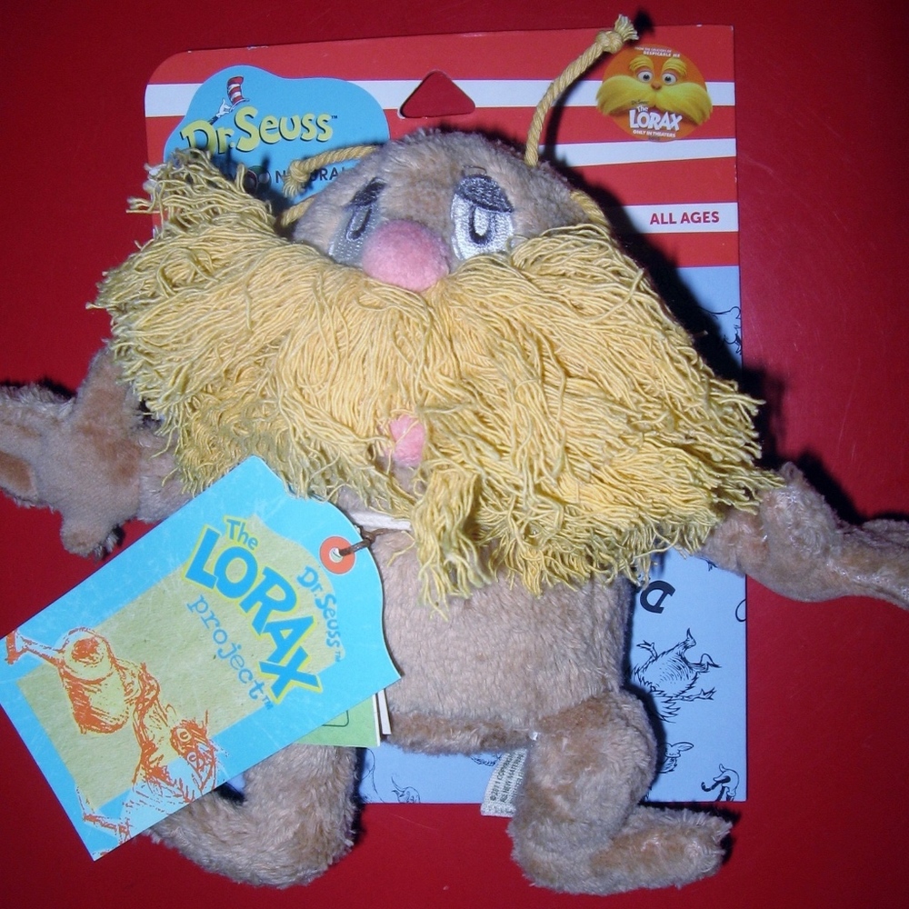 The Lorax - My Natural Stuffed Toy NWT